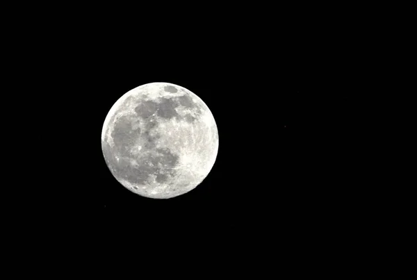 Vista Romántica Planeta Luna Luna Llena — Foto de Stock