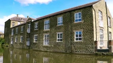 Skipton ve Leeds ve Liverpool Canal, Uk, İngiltere