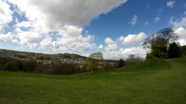 Kendal, bir tepe, Mayıs 2017 kasabadan görünümünü