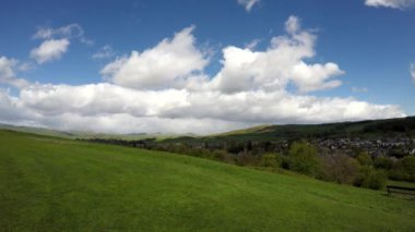 Kendal, bir tepe, Mayıs 2017 kasabadan görünümünü