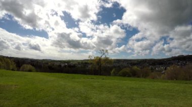 Kendal, bir tepe, Mayıs 2017 kasabadan görünümünü