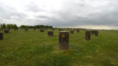 Woodhenge, İngiltere'de, yaz görünümü