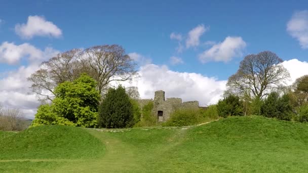 Kendal Castle, Wielka Brytania, Anglia — Wideo stockowe