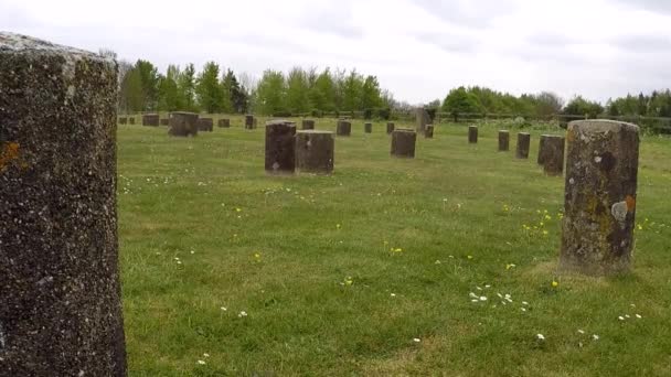 Woodhenge, Reino Unido, vista de verano — Vídeo de stock