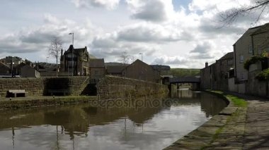 Skipton ve Leeds ve Liverpool Canal, Uk, İngiltere