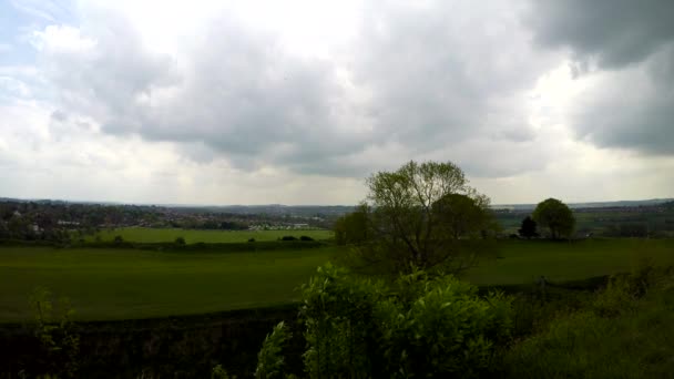 Vista de Salisbury, Inglaterra, Reino Unido — Vídeos de Stock