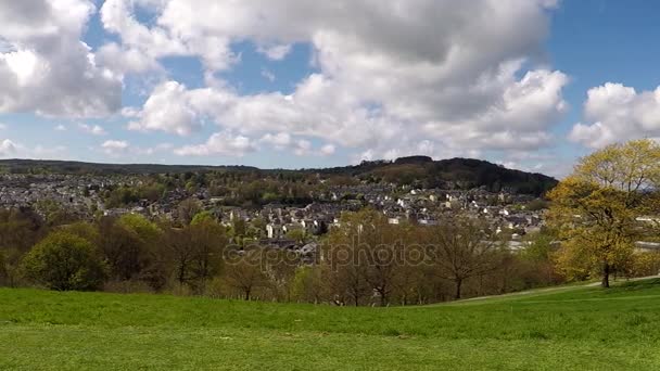 View of the city of Kendal — Stock Video