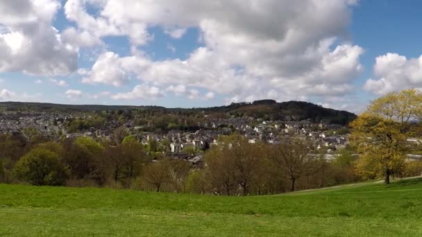 Blick auf die Stadt Kendal — Stockvideo