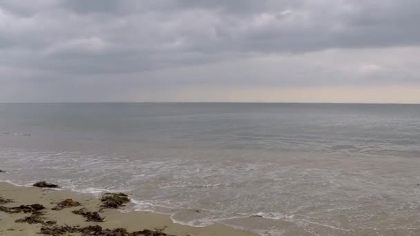 Costa del mar de arena, verano — Vídeos de Stock