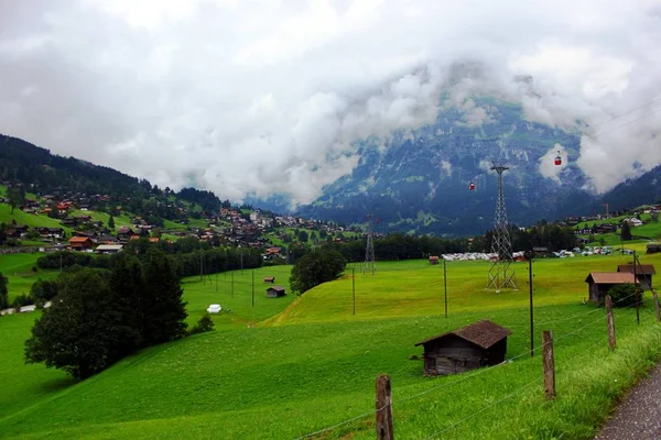 Summer in the mountain village — Stock Photo, Image