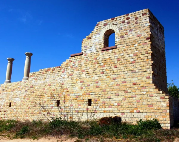 Antike römische Ruine Mittelmeer — Stockfoto