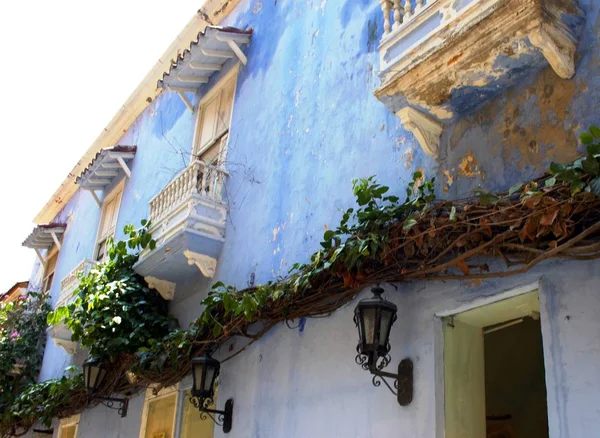 Cartagena de Indias 'da evler ve cepheler