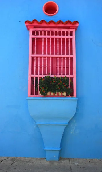 Cartagena de Indias 'da evler ve cepheler