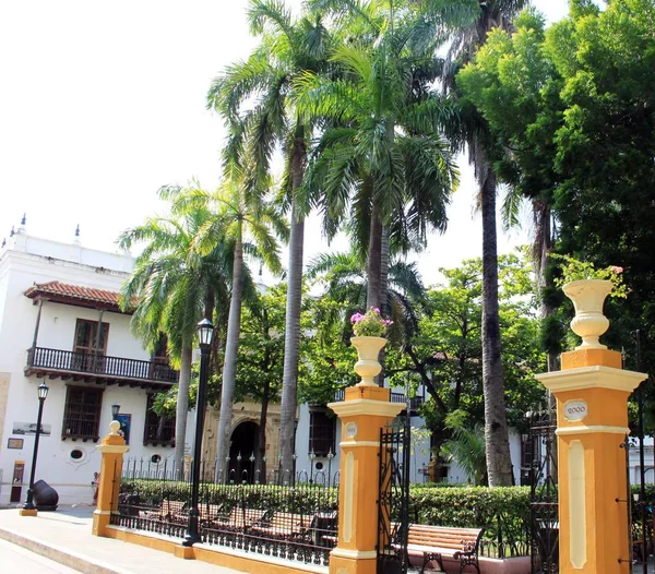 Häuser Und Fassaden Cartagena Indias — Stockfoto