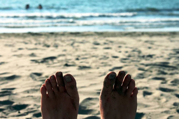 Relaxando Praia — Fotografia de Stock