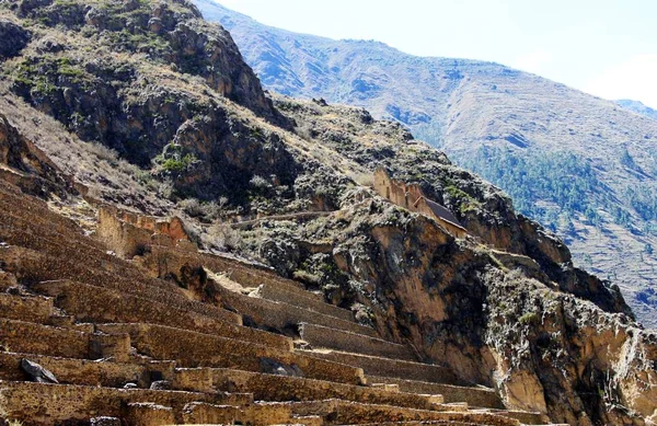 Ollantaytambo Los Andes Peruanos — Foto de Stock