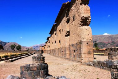 Tapınak Viracocha Peru Andes