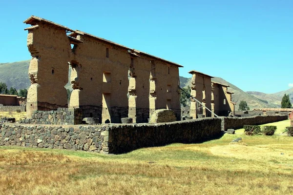 Templom Viracocha Andokban Peru — Stock Fotó