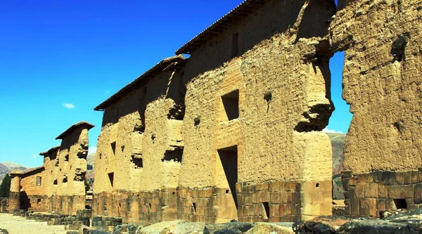 Temple Viracocha Andes Peru — Stock Photo, Image