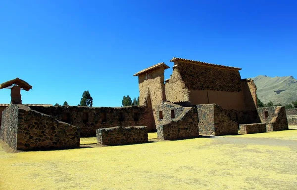 Храм Віракочі Андах Перу — стокове фото