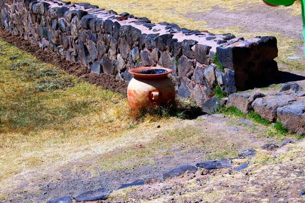 Keramické Nádoby Inků — Stock fotografie