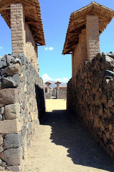 Храм Віракочі Андах Перу — стокове фото