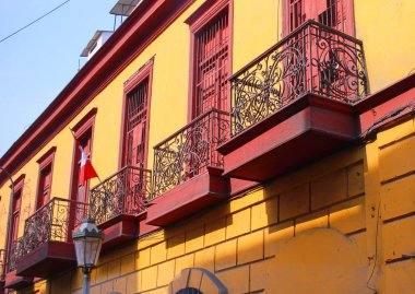 Evler ve cepheler Lima