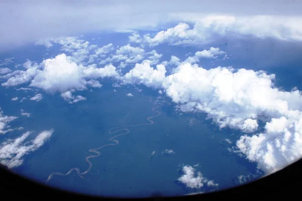 Volando Sobre Amazonas —  Fotos de Stock