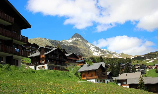 Alpine Architecture Switzerland — Stock Photo, Image