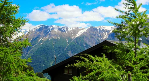 Hochgebirge Der Schweiz — Stockfoto