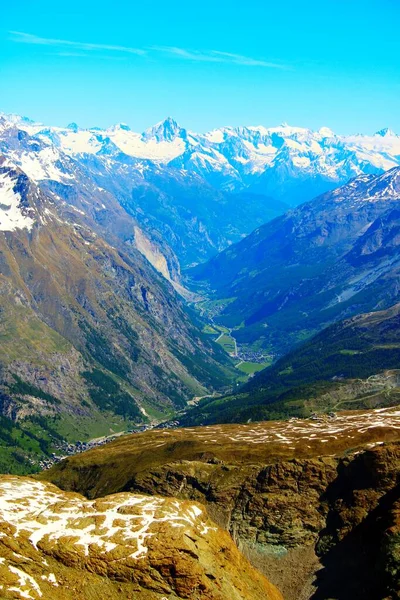 Höga Bergen Schweiz — Stockfoto