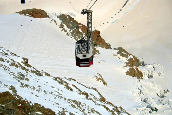 Cable Car High Mountains — Stock Photo, Image