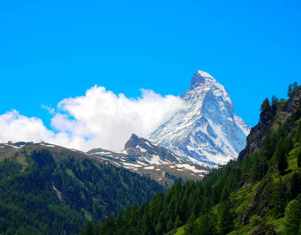 Das Berühmte Matterhorn Zermatt — Stockfoto