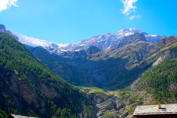 Hochgebirge Der Schweiz — Stockfoto