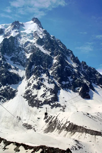 Aiguille Midi Frankreich — Stockfoto