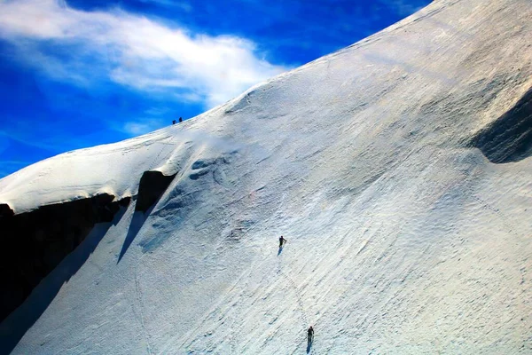 Alpinismo Intorno Monte Bianco — Foto Stock