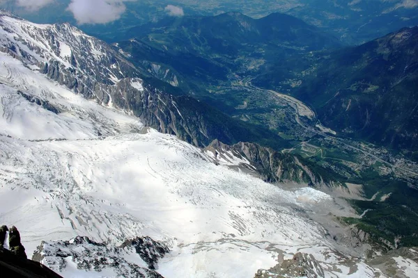 Alpinizm Wokół Mont Blanc — Zdjęcie stockowe