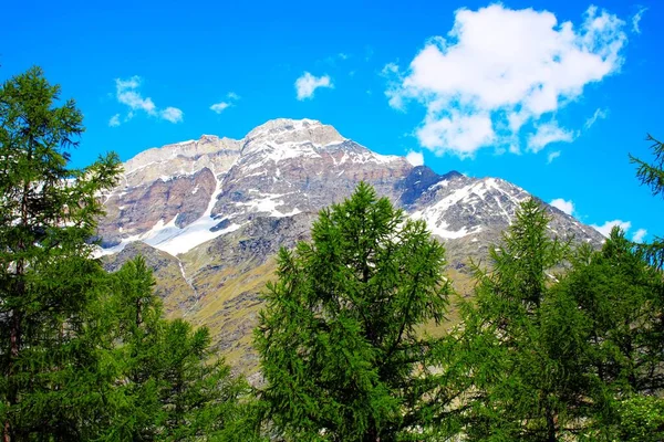 Alpine High Mountains Switzerland — Stock Photo, Image