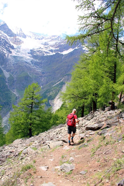 Caminhadas Valais Suíça — Fotografia de Stock