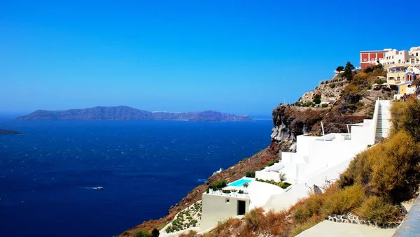 Gyönyörű Thira Santorini — Stock Fotó