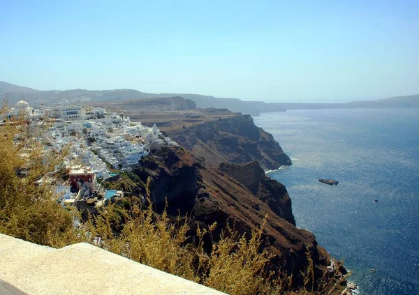 Hermosa Thira Santorini — Foto de Stock