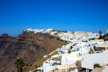 Santorini 'de güzel Thira