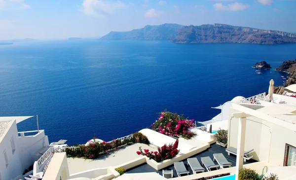 Wunderbare Architektur Santorinis — Stockfoto