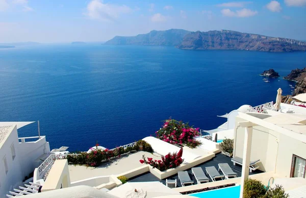 Wspaniała Architektura Santorini — Zdjęcie stockowe