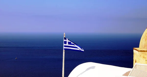 Griechischer Traum Auf Santorin — Stockfoto