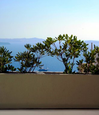 harika Santorini adası