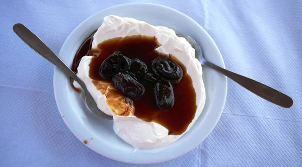 Heerlijk Dessert Voor Mensen Met Een Zoetekauw — Stockfoto