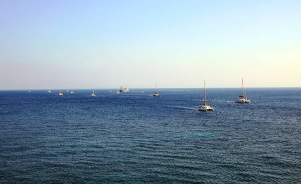 Navios Mediterrâneo — Fotografia de Stock