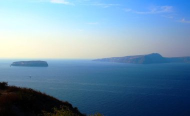 harika Santorini adası