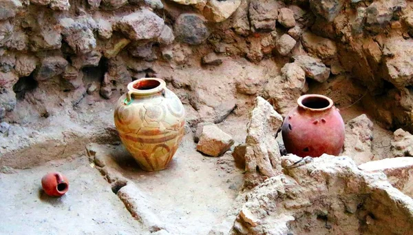 Ancient Pottery Greece — Stock Photo, Image